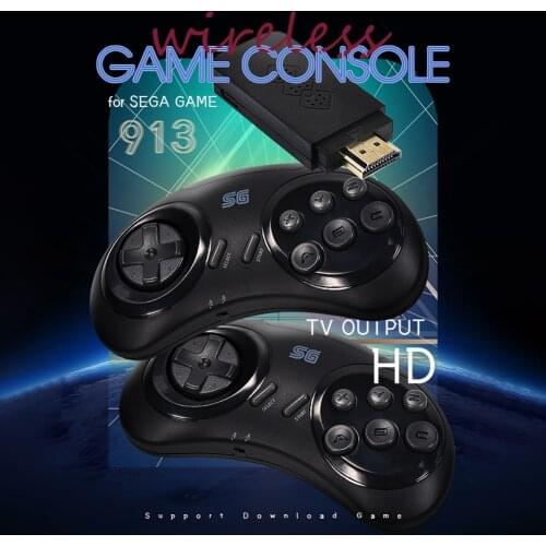 Y2 Mini TV Video Game Console with 2 Wireless Controllers 913 16-Bit Classic Games for TV Projector Monitor