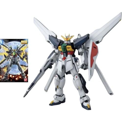 Bandai Gundam Model Kit Anime Figure MG 1/100 GX-9901-DX Gundam Double X Genuine Gunpla Action Toy Figure Toys for Children