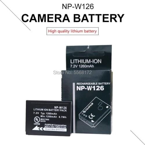 NP-W126 Battery W126 Batteries For Fujifilm X-E1 XE1 X-E2 XE2 X-A1 X-M1 X-M2 X-T1 XT1 X-Pro1 XPro1 HS33 HS30 HS50 EXR