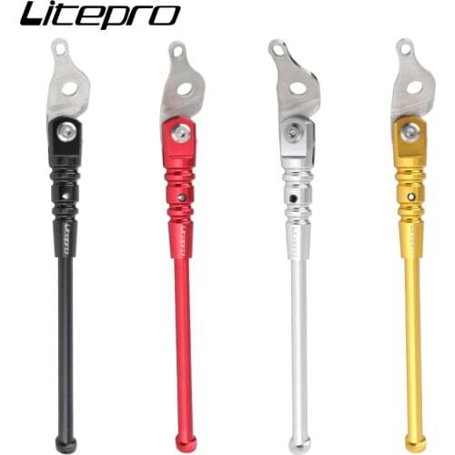 LITEPRO Folding Bike Aluminum Alloy Kickstand Cycling Parking-stand Iamok Bicycle Parts