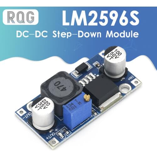 LM2596s DC-DC step-down power supply module 3A adjustable step-down module LM2596 voltage regulator 24V 12V 5V 3V