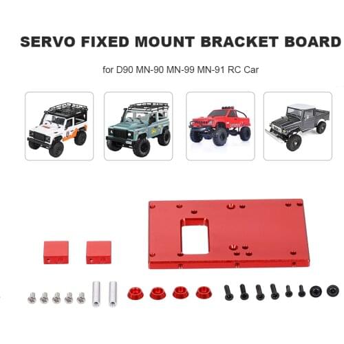 Aluminum Alloy Servo Fixed Mount Bracket Board for D90 MN-90 MN-99 MN-91 FJ-45 RC Car 1/12 Rock Crawler Upgrade Parts