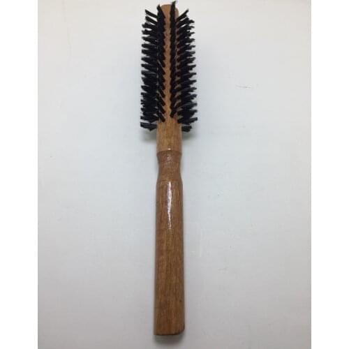 Astra Rd-557a Wire Dark Wood Color Hair Brush Comb
