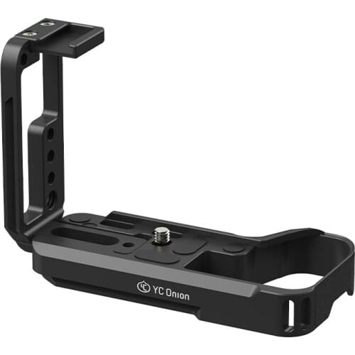 YC Onion L Plate for Sony A7R4 A7R IV L-Bracket for Sony Alpha 7R4 Alpha 7R IV with Cold Shoe Arca-Swiss Quick Release Plate