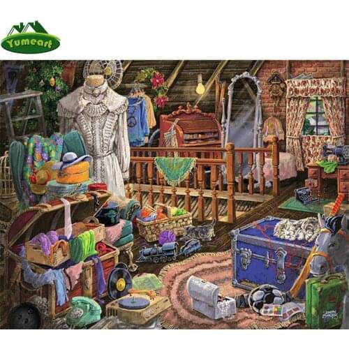 Yumeart Full Drill Square Diamond Painting"Sewing Machines"diamond Embroidery 5D DIY Cross Stitch Diamant Mosaic Wall Decoration