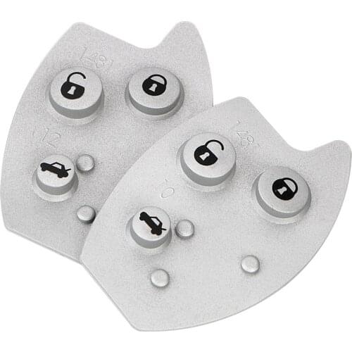 Replacement Key Mat Remote Key Shell Case Rubber Button Pad Car Key Pad Car Styling for Citroen Xsara C5 3 Buttons