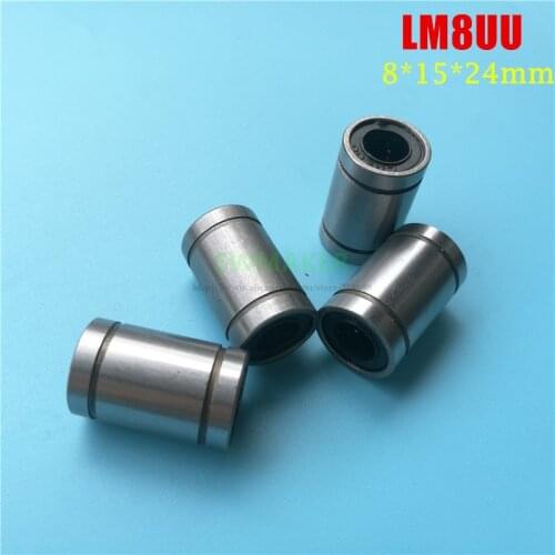 1pcs LM8UU Linear Bushing 8mm Linear Bearing for 3d printer parts cnc parts