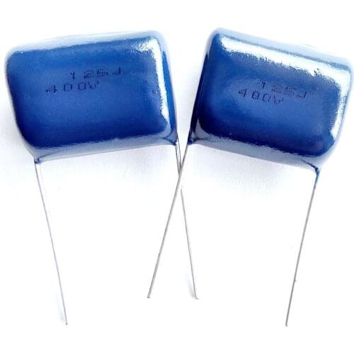 20pcs Capacitors 125 1.2UF 1200NF 400V Type CBB Metallized Polypropylene Film