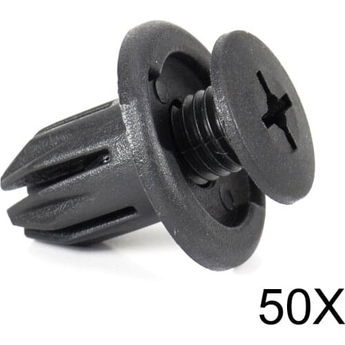 50x Nylon Fastener Cowl Top Push-Type Retaining Clip for Honda Civic Odyssey Accord Civic del Sol Acura RL 91503-SP0-003 C29