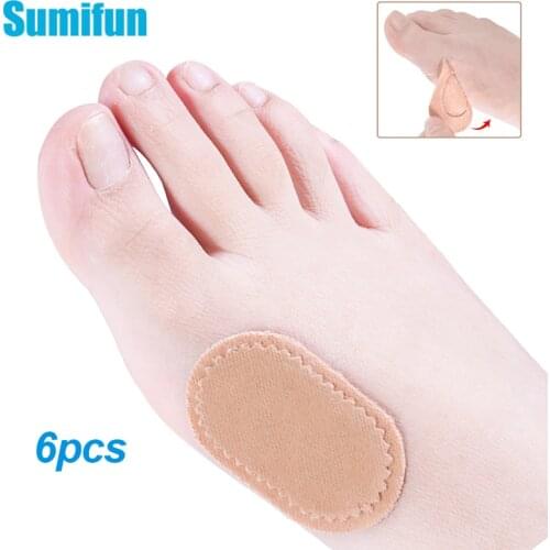 6pcs Adhesive Foot Corn Remover Sticker foot Heel Protector Pad for Calluses Blister Warts Pain Relieving Patch Foot Health Care