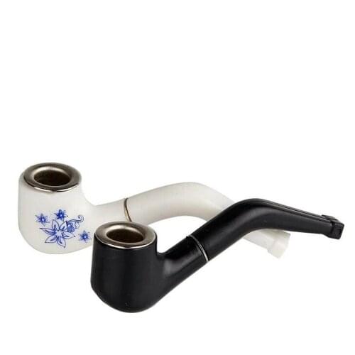 60mm Super Mini Plastic Smoking Small Smoking Pipe Creative Filter Cigarette Hand Pipe Holder Portable #8932