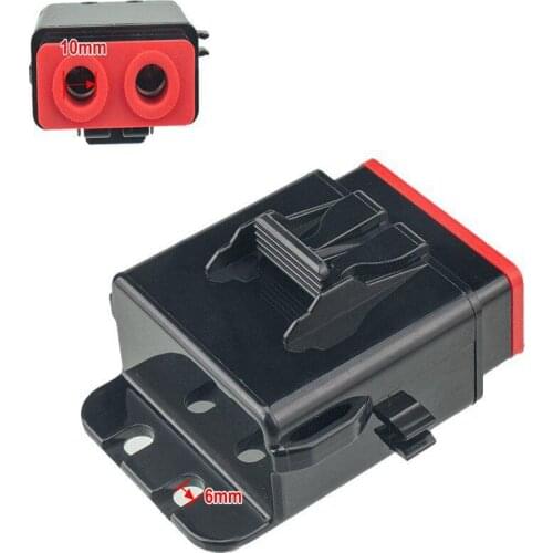 Car fuse kit AFS 60A+ATC 20A 4GA Car Fuse Holder Black+Red color with wrench Automobile Fuse kit Car Fuse cut-off protection