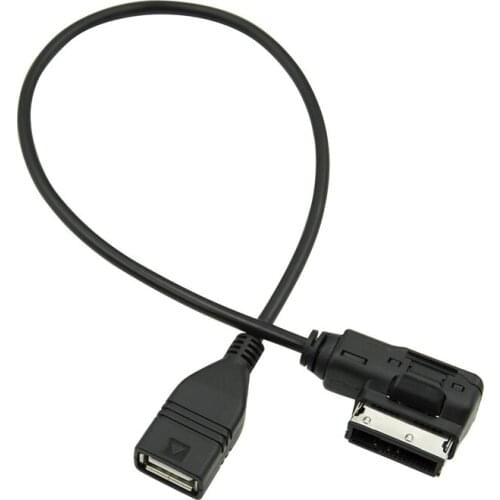LISIDIC Car AMI Audio Data Cable USB Adaptor for Audi A6L Q3 Q5 Q7 A8 S5 A3 Auto Music Interface for VW MDI-BOX