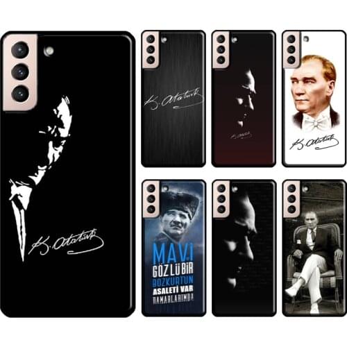 Mustafa Kemal Ataturk Phone Cover For Samsung Galaxy S21 S20 Ultra Note 20 Note 10 S8 S9 S10 Plus S20 FE Case
