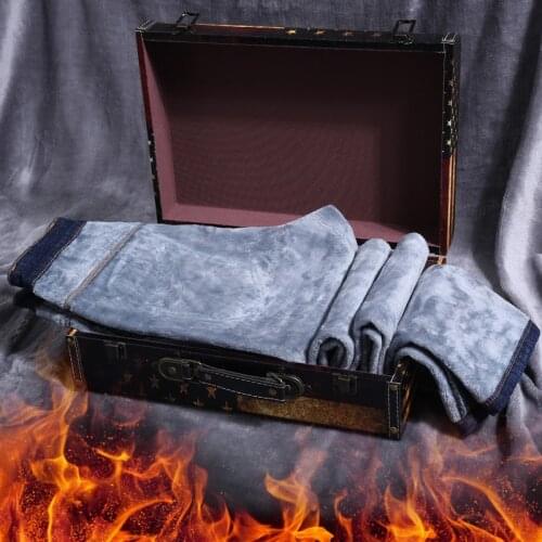 High quality Winter Warm Jeans Men Classic Fleece Straight Stretch Denim Man Jeans Clothes Black Blue Straight Jean Trousers