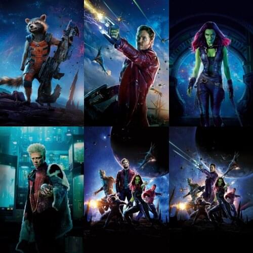 Canvas Painting Disney Marve Guardians of The Galaxy 2 Marvel Movie Wall Art Poster Print Room Decor Picture for Home Decoration