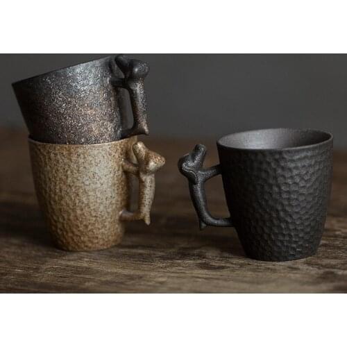 Ceramic teacup cute dog chinese tea cup drinkware 120ml