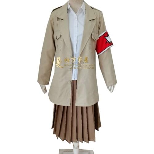 2021 Customize Attack on Titan Eldian Warrior Unit Pieck Cosplay Costume Outfit