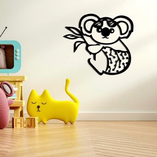 KOALA BRANCH Metal Table Modern Wall Art Geometric Metal Wall Decor Home Office and Living Room for African Themed home