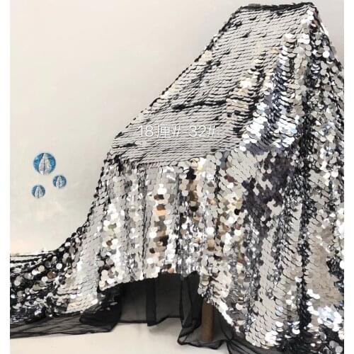 Nigeria Heavy Sequined Lace Fabric 2021 High Quality African Lace Fabric Wedding French Tulle Lace Fabric XB4619