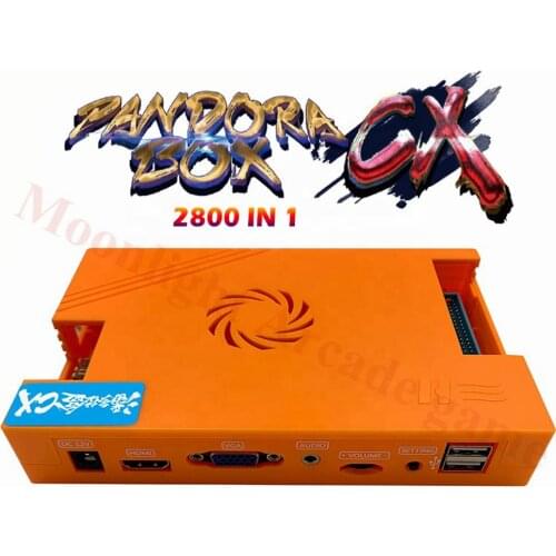 Latest Pandora Box CX 2800 in 1 Family board Support Save Game / 3P 4P / add FBA MAME SFC SNES MD Game 3D tekken Mortal Kombat