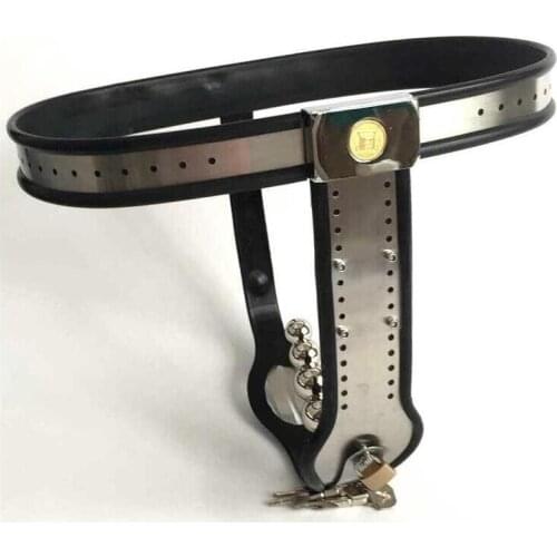 Latest HOT Female Fully Adjustable T-type Stainless Steel Chastity Belt Device With Vaginal Plug Bdsm Sex Toys 4 Color