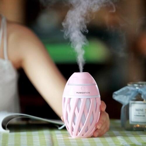 New Car Essential Oil Diffuser Mini Ultrasonic Olives Humidifier LED Night Light USB Aromatherapy Fogger Air Freshener