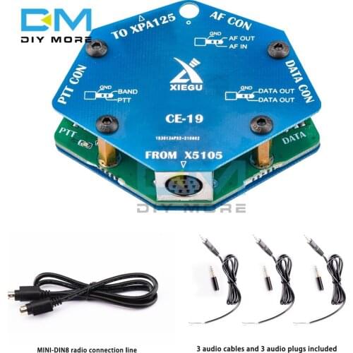 Original Xiegu CE-19 CE19 Data Interface Expansion Card For XIEGU X5105 G90 G90S ACC PTT XPA125