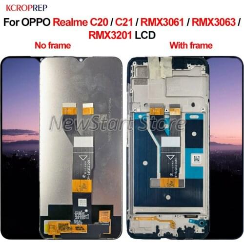 Original For OPPO Realme C20 RMX3061 RMX3063 LCD For OPPO Realme C21 RMX3201 lcd Display Touch Panel Screen Digitizer Assembly