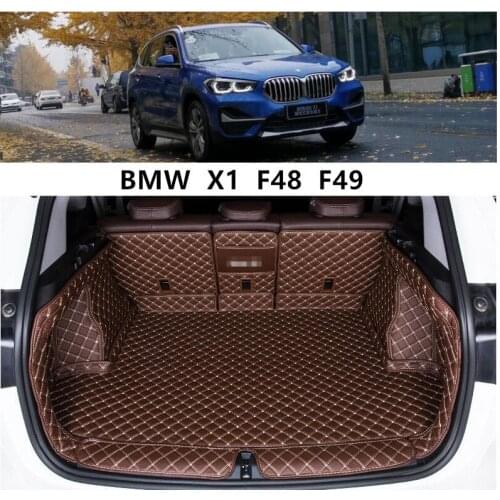 For BMW X1 F48 F49 2016 2017 2018 2019 2020 2021 Full Rear Trunk Tray Liner Cargo Mat Floor Protector Foot Pad Mats