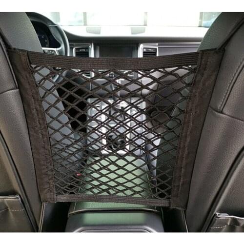Strong Elastic Car Mesh Net Bag Between Organizer Seat Back Storage Bag Luggage