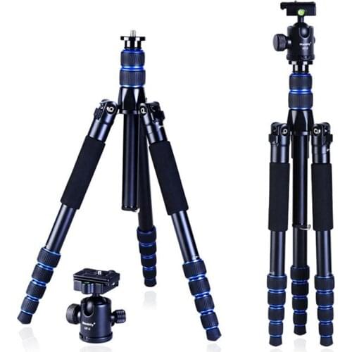 SETTO AZ310 Professional portable travel camera tripod Aluminum alloy Tripod Monopod for Camera DV. Max Load 15kg