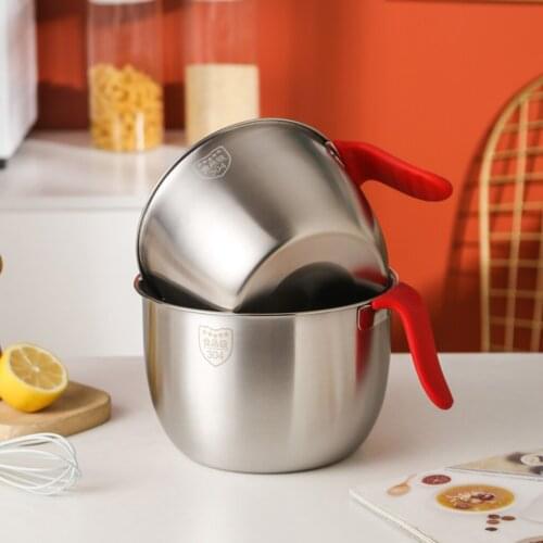 Stackable Mixing Bowls Food Storage for Cooking Easy to Clean Prep Bowls