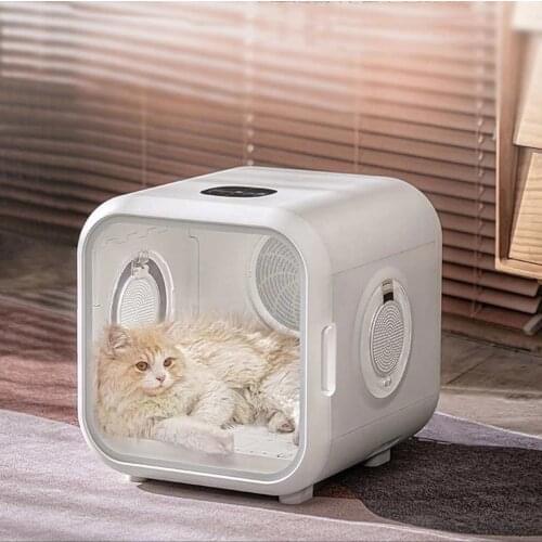Pet Drying Box Automatic Hair Dryer for Pet Cat Hair Blowing Machine 50L Large Capacity Smart Small Dog Hair Dryer 900W 220V