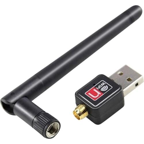 USB WiFi Adapter Mini Network Card 150mbps 2dBi Wi-Fi Adapter PC Wi Fi Antenna WiFi Dongle 2.4G USB Ethernet WiFi Receiver