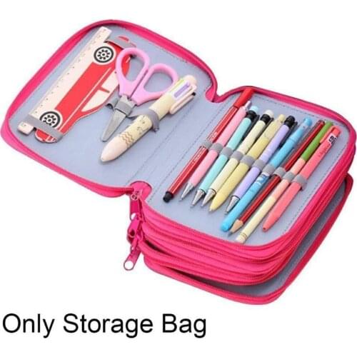 1pcs Oxford Cloth Kawaii School Pencil Case Penal For Girls Boy Bag Capacity Stationery Box Cartridge Pen Pencilcase Storag M7K2