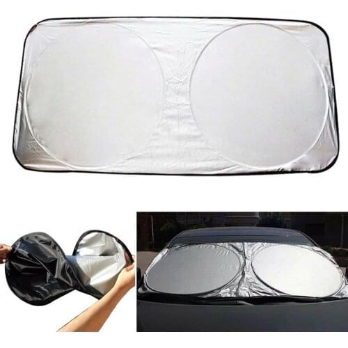 150 X 70cm Car Sunshade Sun Visor Shade Front Protection Rear Window Film Windshield Cover Uv Protect Reflector Car-styling
