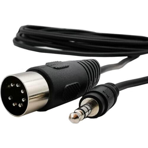 3.5mm Stereo Jack male to Din 7 Pin MIDI Male Plug Audio cable for TV computer phone