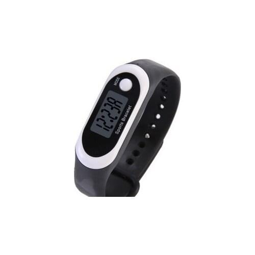 LCD fashion trend sports and leisure simple meters 3 pedometers kilometers bracelets electronic watches a variety of colors avai