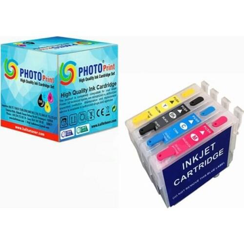 Photo Print Epson Stylus CX4300 T0711-T0714 equivalent Easy Dolan Cartridge-4 Color