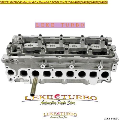 908 753 D4CB D4CB-VGT Cylinder Head For Hyundai H1 H200 Starex Porter 2497cc 2.5L CRDI DOHC 16V D4CBVGT 22100-4A100 221004A100