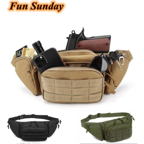 Fashion 4Pockets Waist Bags For Men Casual Nylon Waist Packs Hot Sale Unisex Belt Bag Fanny Pack Travel Storage Chest Leg Bags