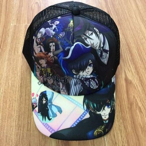Black Butler Mens Baseball Cap Adjustable Hip-hop Style Cap Cool Sun Hat