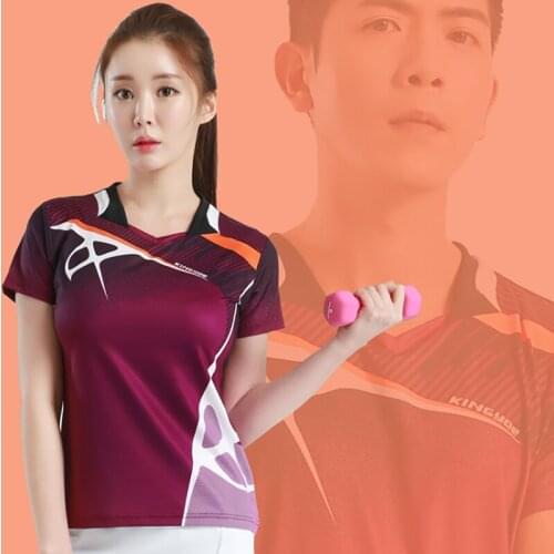 TaoBo 2020 Original Kingyoe Men Shirts Short Sleeve Quick Dry Polyester Men Tennis Badminton T-Shirt Sports Clothing