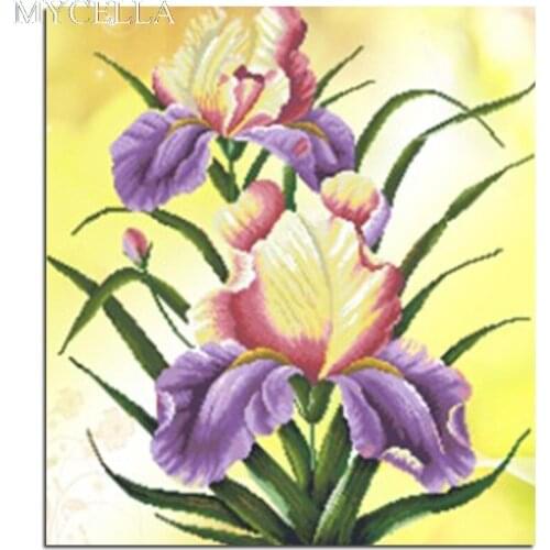 MYCELLA Full Diamond Embroidery Flower Diamond Painting Cross Stitch Crystal Sets Unfinished Decorative Diy Diamond Painting