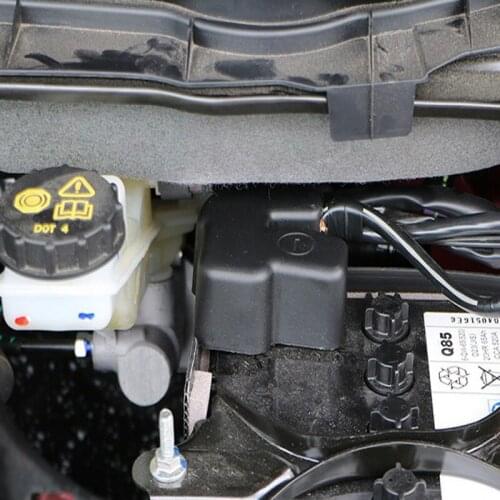 Non-flammable Plastic Negative Power Batteries Cover Battery Protective Covers Trim Stickers For Mazda CX-5 CX-4 2013-2018