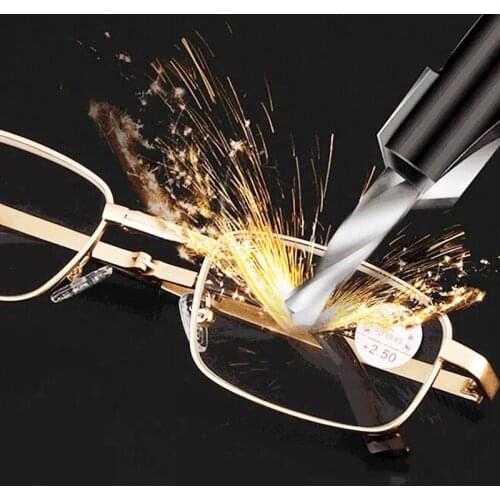 Men Women Reading Glasses Glass Lens Alloy Full Frame Presbyopic Glasses with Case Anti-Scratch Magnifying Eyewear Diopter 1.5