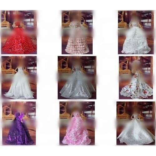 30cm Doll Dress Fashion Clothes handmade outfit For Barbie Doll Accessories Baby Toys Best Girl' Gift