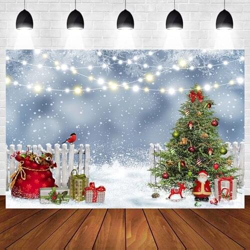 Christmas Photography Backdrops Background Fireplace Winter Snow Tree Window Baby Photocall Portrait Background For Photo Studio