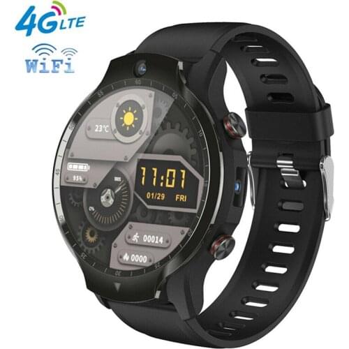 Women Men Smart Watch Android 9.0 Wifi 4G GPS Tracker Heart Rate Monitor Music Player Dual Camera Sport Smartwatch 32GB/128GB